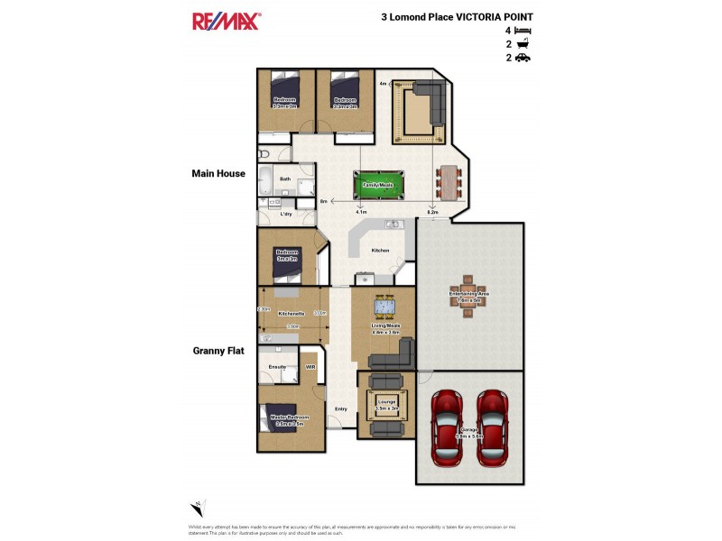 3 Lomond Place, Victoria Point QLD 4165 Floorplan