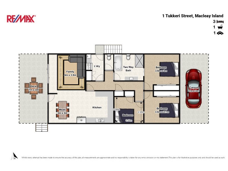 1 Tukkeri St, Macleay Island QLD 4184 Floorplan