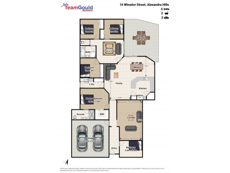 16 Windsor Street, Alexandra Hills QLD 4161 Floorplan