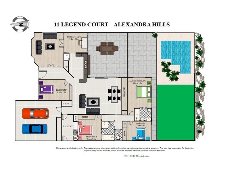 11 Legend Court, Alexandra Hills QLD 4161 Floorplan