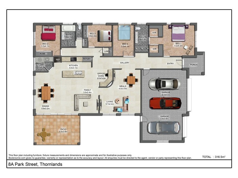 8A Park Street, Thornlands QLD 4164 Floorplan