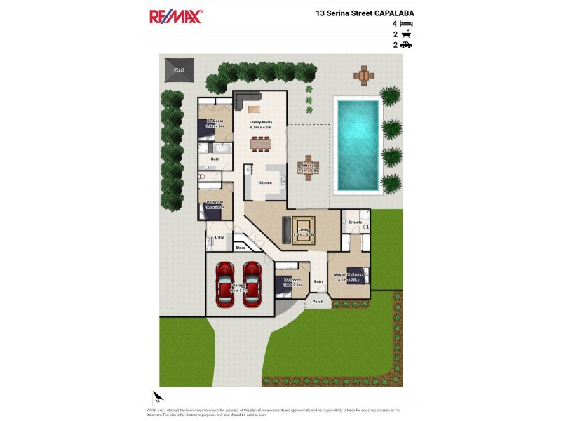 13 Serina Street, Capalaba QLD 4157 Floorplan