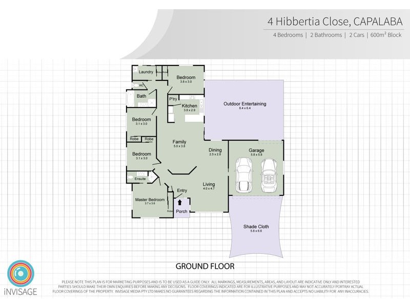 4 Hibbertia Close, Capalaba QLD 4157 Floorplan