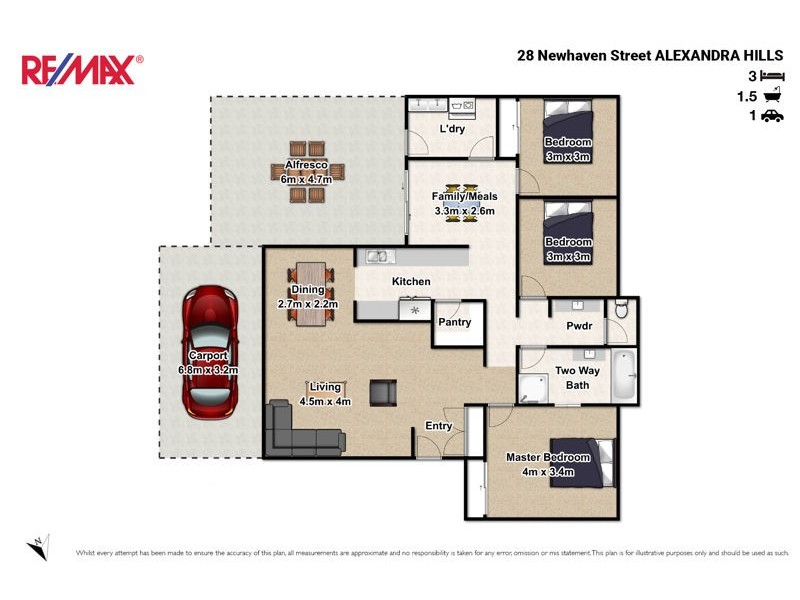 28 Newhaven Street, Alexandra Hills QLD 4161 Floorplan