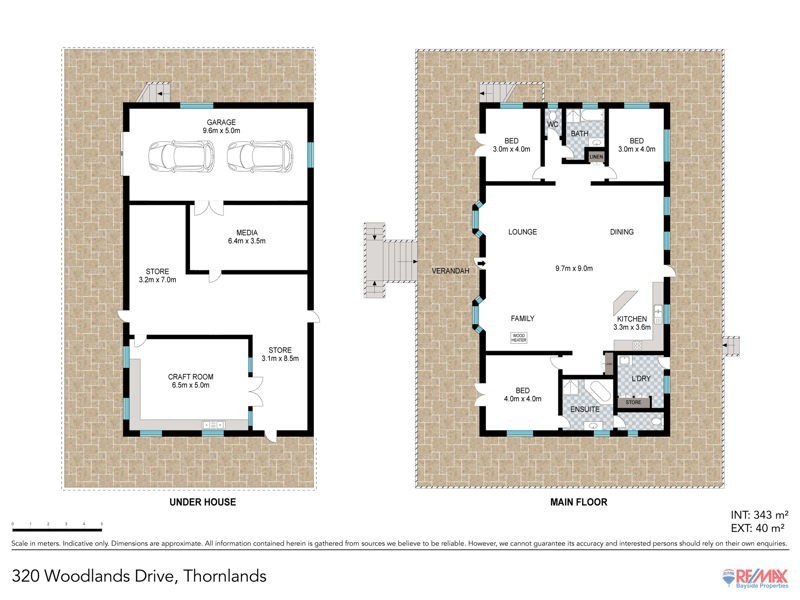 320 Woodlands Drive, Thornlands QLD 4164 Floorplan