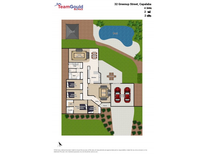 32 Greenup St, Capalaba QLD 4157 Floorplan
