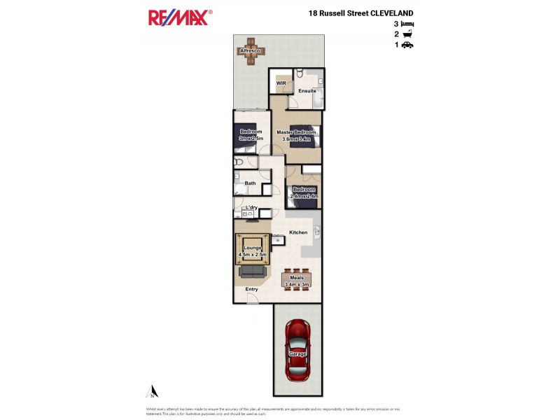 18 Russell Street, Cleveland QLD 4163 Floorplan
