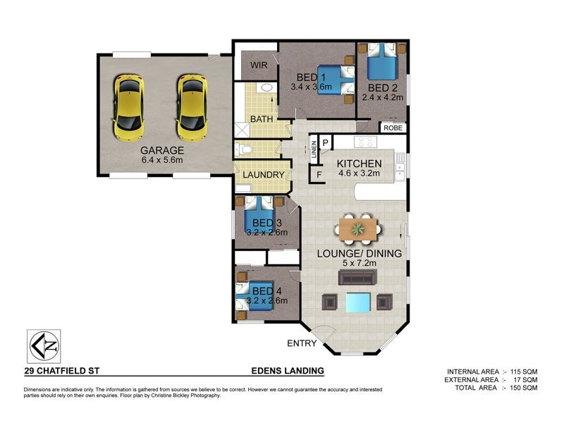 29 Chatfield Street, Edens Landing QLD 4207 Floorplan