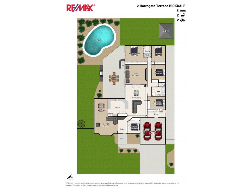 2 Harrogate Terrace, Birkdale QLD 4159 Floorplan