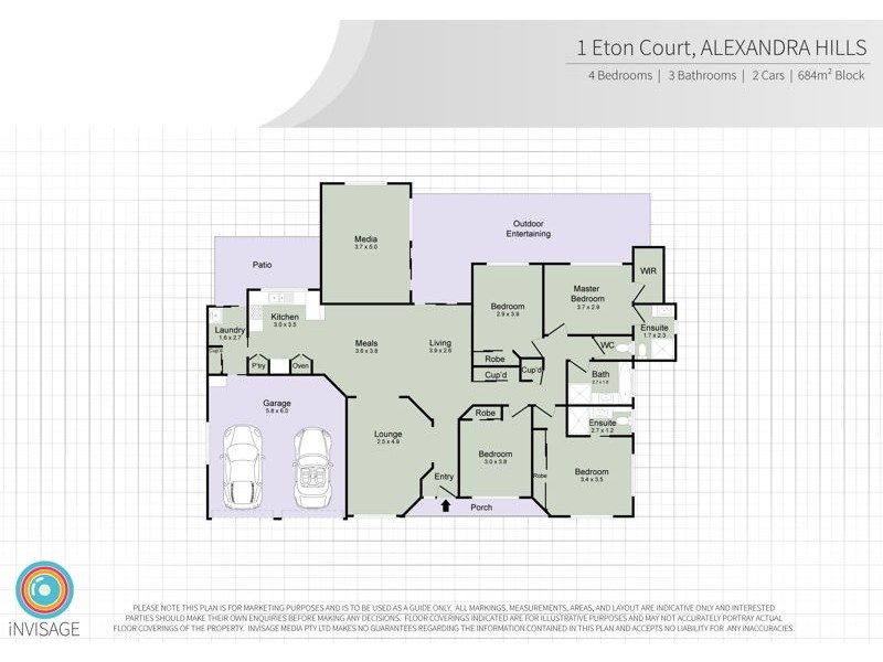 1 Eton Court, Alexandra Hills QLD 4161 Floorplan