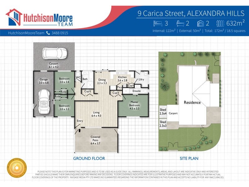9 Carica Street, Alexandra Hills QLD 4161 Floorplan