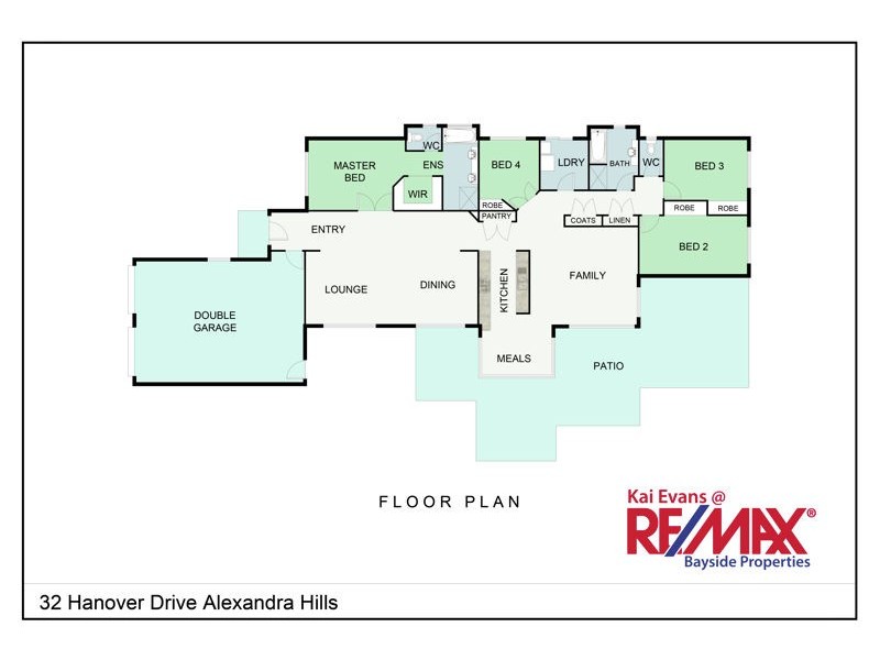 32 Hanover Drive, Alexandra Hills QLD 4161 Floorplan