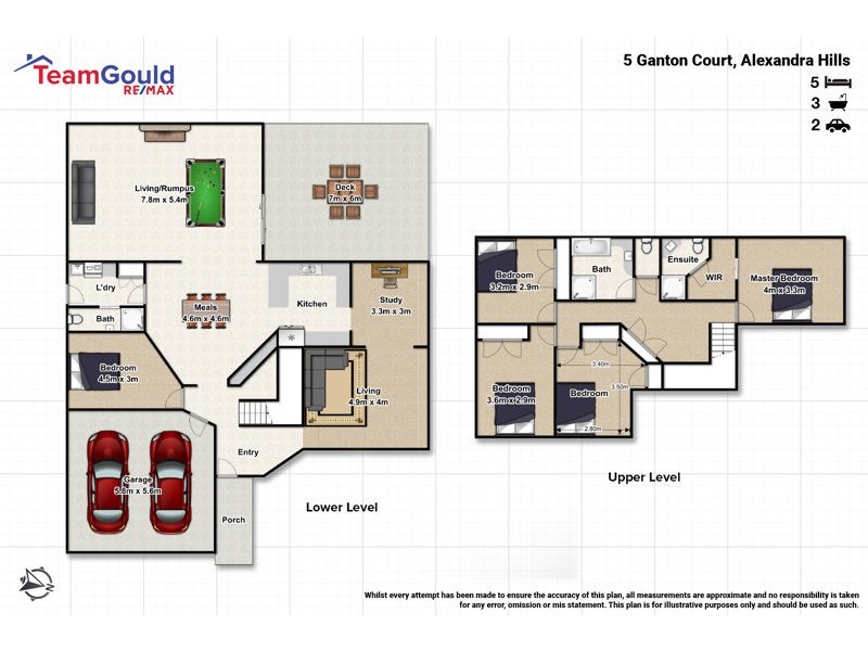 5 Ganton Court, Alexandra Hills QLD 4161 Floorplan