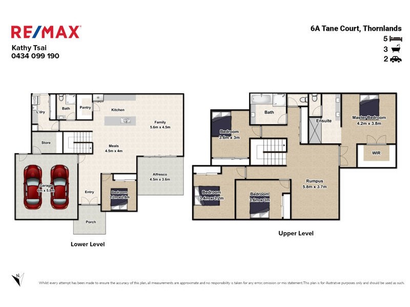 6A Tane Court, Thornlands QLD 4164 Floorplan