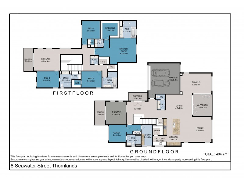 8 Seawater Street, Thornlands QLD 4164 Floorplan