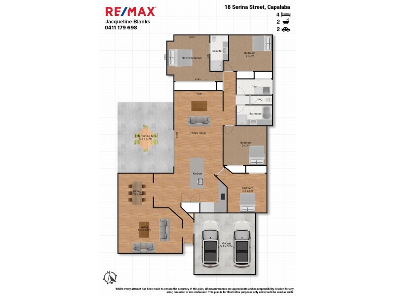 18 Serina Street, Capalaba QLD 4157 Floorplan