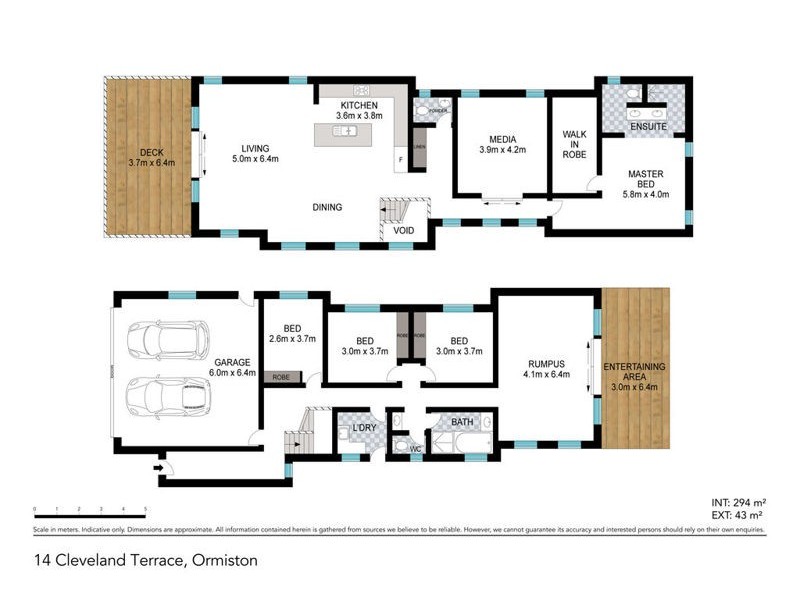 14 Cleveland Terrace, Ormiston QLD 4160 Floorplan