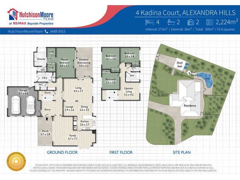 4 Kadina Court, Alexandra Hills QLD 4161 Floorplan