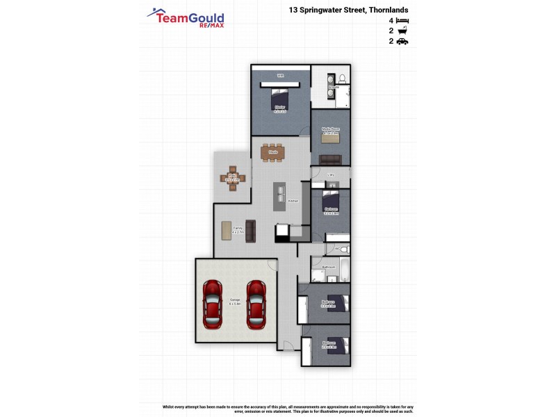 13 Springwater Street, Thornlands QLD 4164 Floorplan