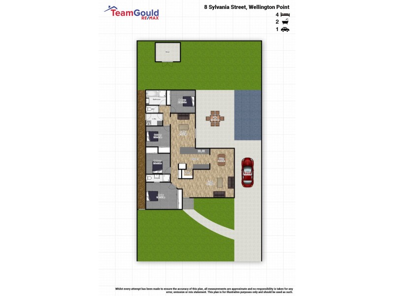 8 Sylvania Street, Wellington Point QLD 4160 Floorplan