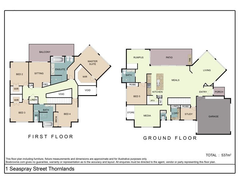 1 Seaspray Street, Thornlands QLD 4164 Floorplan