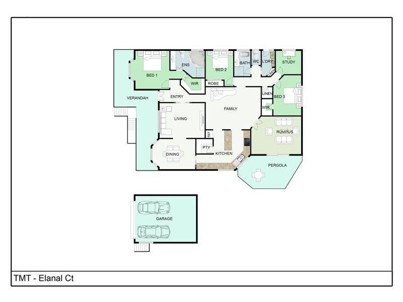 6 Elanal Ct, Cornubia QLD 4130 Floorplan