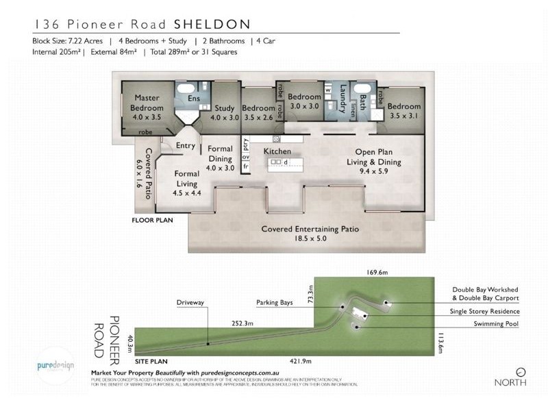 136 Pioneer Road, Sheldon QLD 4157 Floorplan