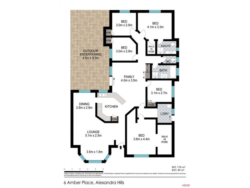 6 Amber Place, Alexandra Hills QLD 4161 Floorplan