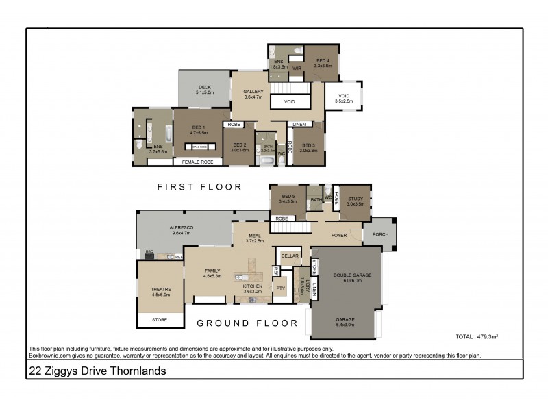 22 Ziggys Drive, Thornlands QLD 4164 Floorplan