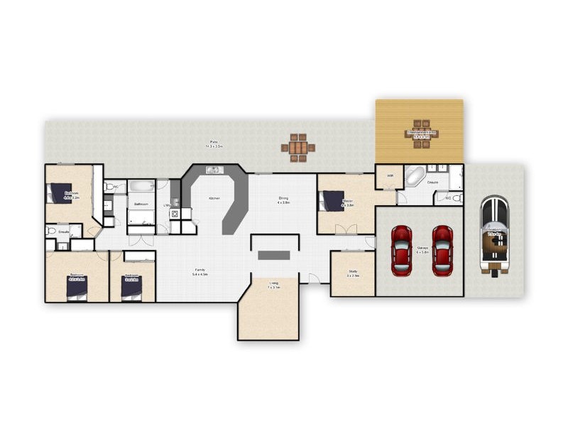 14 Grevillea Street, Redland Bay QLD 4165 Floorplan