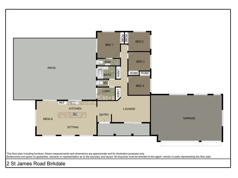 2 St James Road, Birkdale QLD 4159 Floorplan