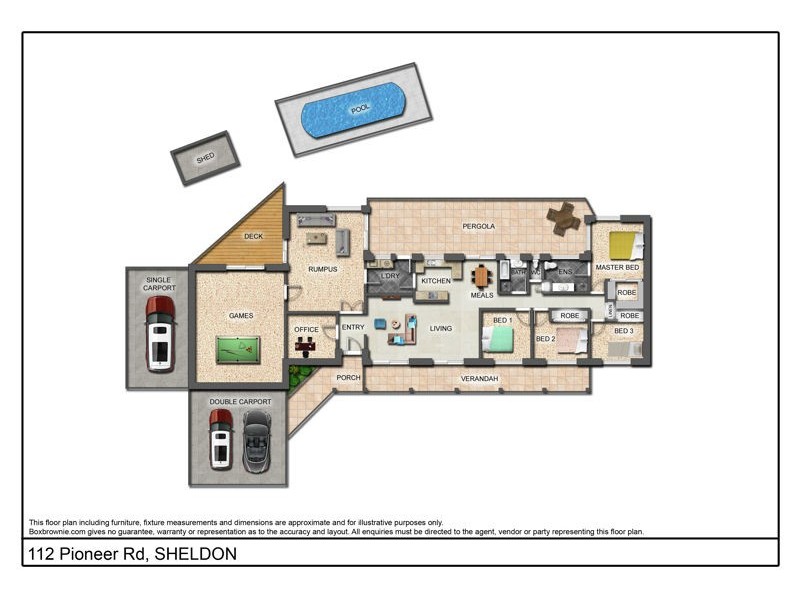 112 Pioneer Road, Sheldon QLD 4157 Floorplan