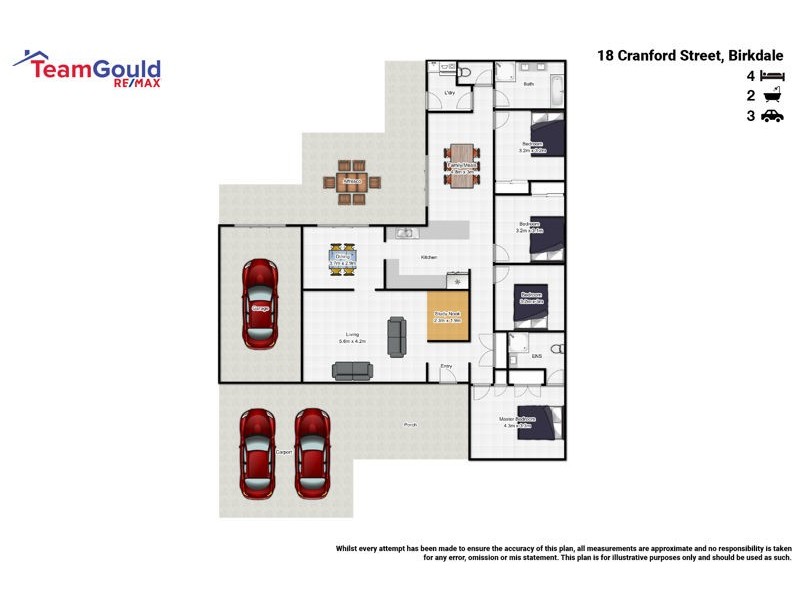 18 Cranford Street, Birkdale QLD 4159 Floorplan