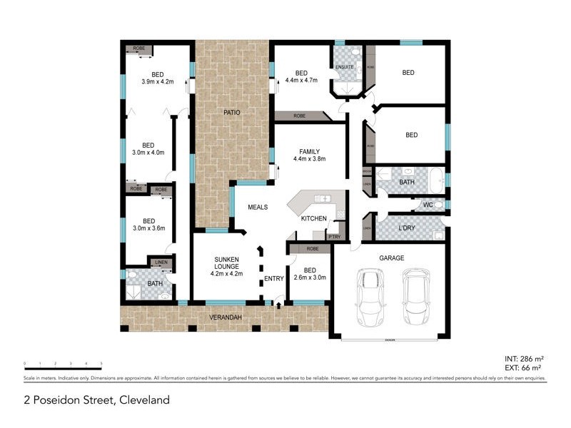 2 Poseidon Street, Cleveland QLD 4163 Floorplan