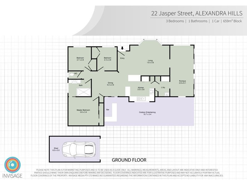 22 Jasper Street, Alexandra Hills QLD 4161 Floorplan