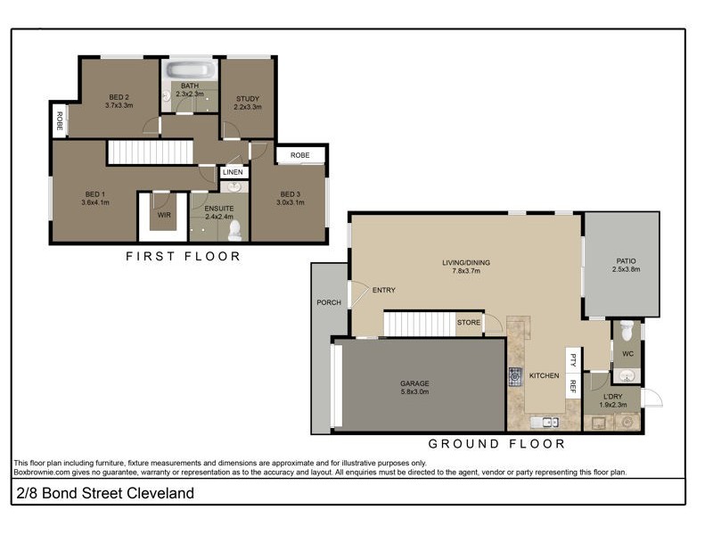 2/8 Bond Street, Cleveland QLD 4163 Floorplan