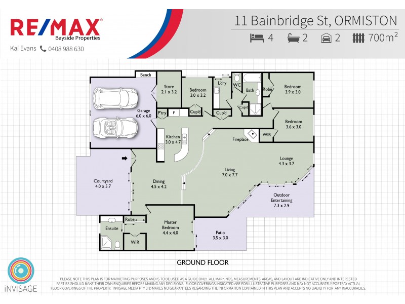 11 Bainbridge Street, Ormiston QLD 4160 Floorplan