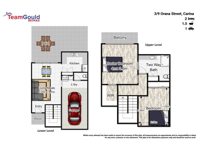 3/9 Orana Street, Carina QLD 4152 Floorplan