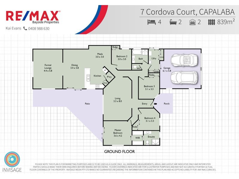 7 Cordova Court, Capalaba QLD 4157 Floorplan