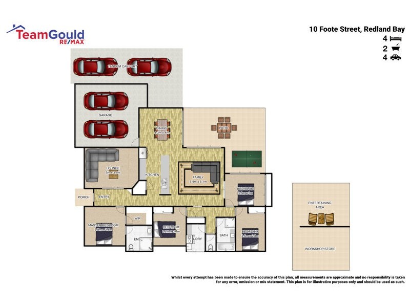 10 Foote Street, Redland Bay QLD 4165 Floorplan