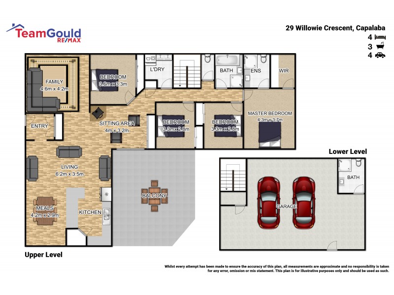 29 Willowie Crescent, Capalaba QLD 4157 Floorplan