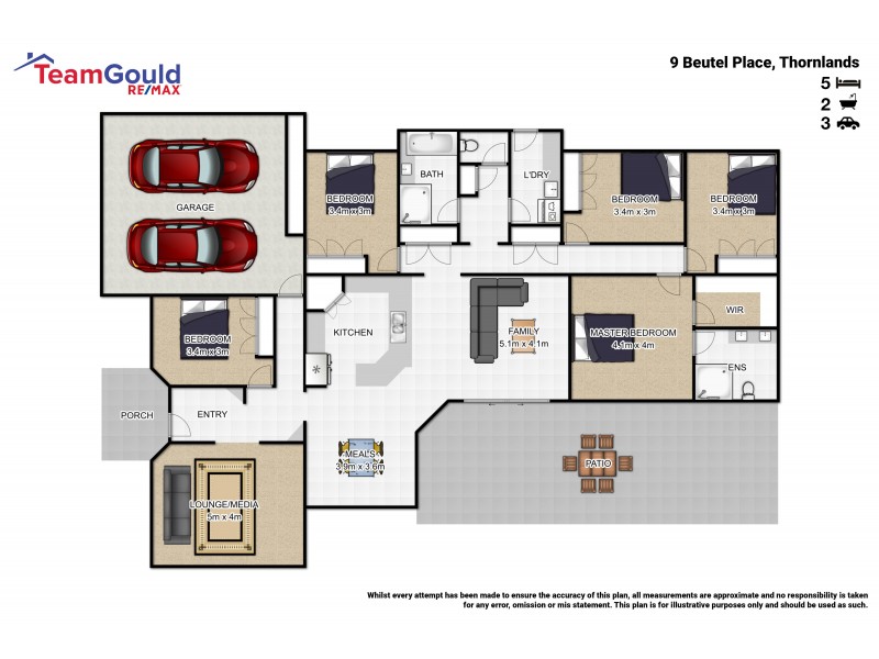 9 Beutel Place, Thornlands QLD 4164 Floorplan