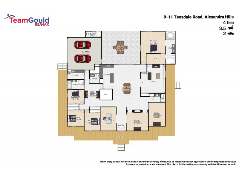 9-11 Teesdale Road, Alexandra Hills QLD 4161 Floorplan