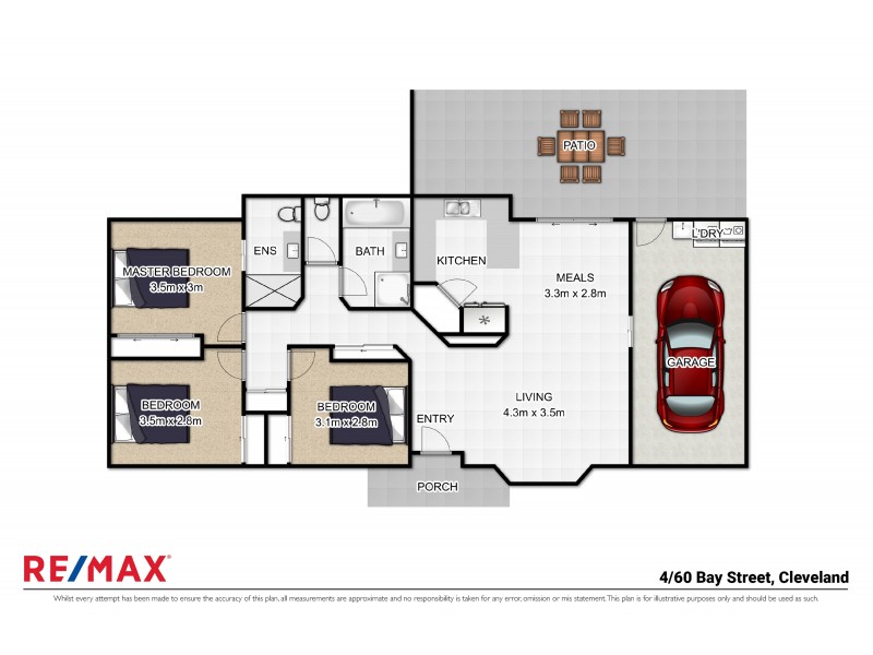 4/60 Bay Street, Cleveland QLD 4163 Floorplan