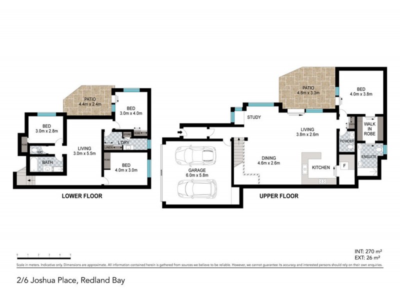 2/6 Joshua Place, Redland Bay QLD 4165 Floorplan