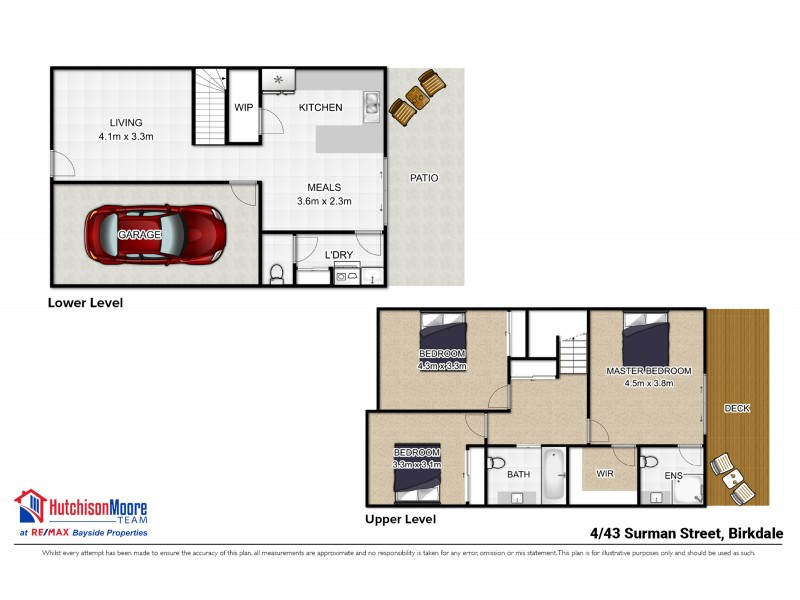 4/43 Surman Street East, Birkdale QLD 4159 Floorplan