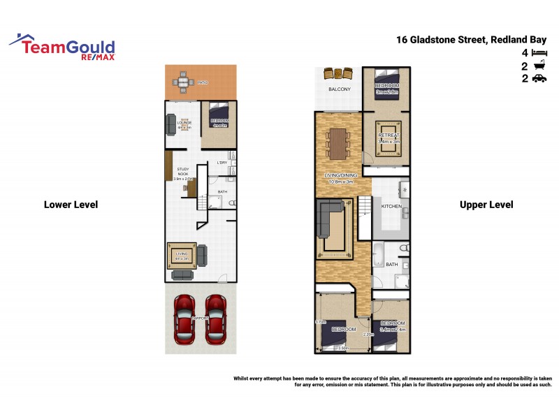 16 Gladstone St, Redland Bay QLD 4165 Floorplan
