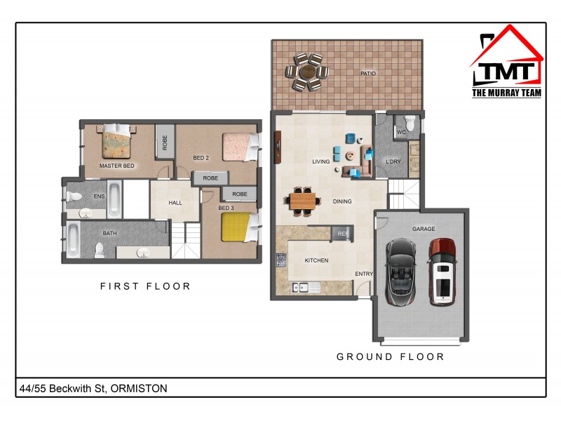 44/55 Beckwith Street, Ormiston QLD 4160 Floorplan