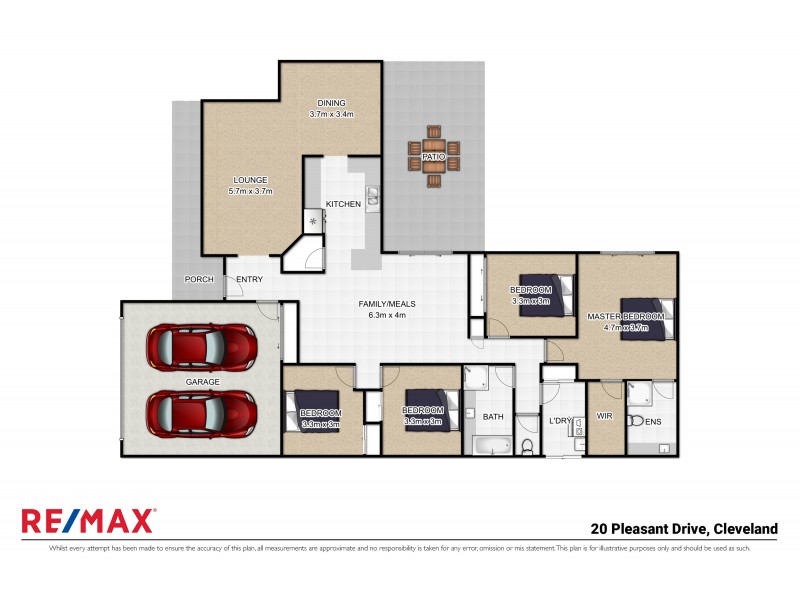 20 Pleasant Court, Cleveland QLD 4163 Floorplan