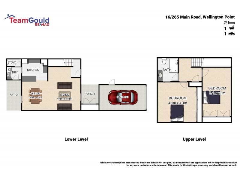 16/265 Main Road, Wellington Point QLD 4160 Floorplan